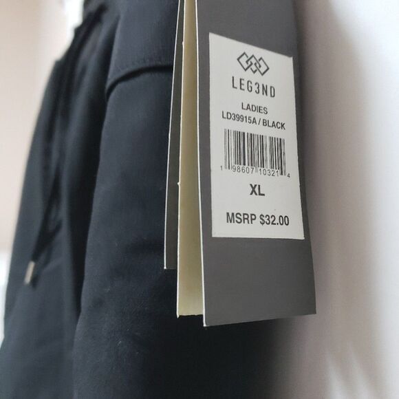 Leg3nd Discovery Women’s Black Workout Shorts XL Side Pockets NWT - Picture 8 of 8